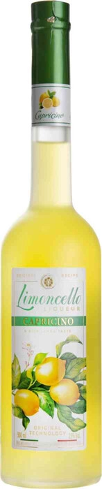 На фото изображение Limoncello Capricino, 0.5 L (Лимончелло Капричино объемом 0.5 литра)