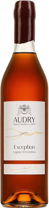 На фото изображение Audry, Exception Fine Champagne AOC, 0.2 L (Одри, Эксепсьон Фин Шампань объемом 0.2 литра)