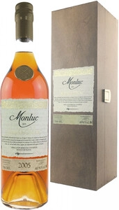 Monluc Armagnac AOC, 2005, wooden box, 0.7 L
