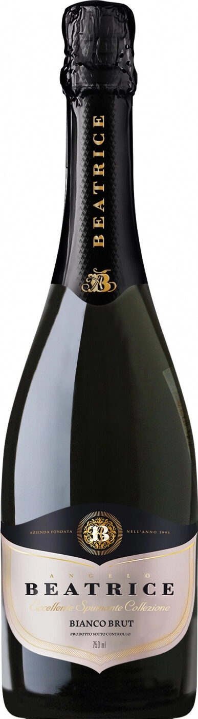 Sparkling wine Beatrice Bianco Brut Russia 750 ml Beatrice