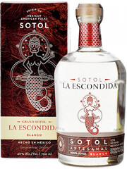 Текила Grand Mezcal, La Escondida Sotol, gift box, 0.7 л