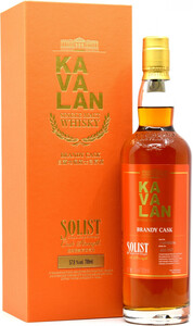 Kavalan, Solist Brandy Single Cask (57,8%), gift box, 0.7 л
