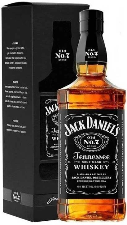 Whisky Jack Daniel's, gift box, 2000 ml Jack Daniel's, gift box – price,  reviews