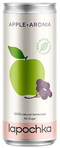 Lapochka Apple+Aronia, Lemonade, in can, 0.33 L