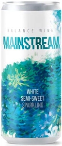 Balance Wine Mainstream, Sparkling White Semi-Sweet, in can, 0.33 L