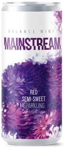 Balance Wine Mainstream, Sparkling Red Semi-Sweet, in can, 0.33 L