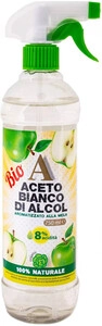 Acetificio Aretino, Linea A Aceto Bianco di Alcol aromatizzato alla Mela Bio, spray PET, 0.75 л