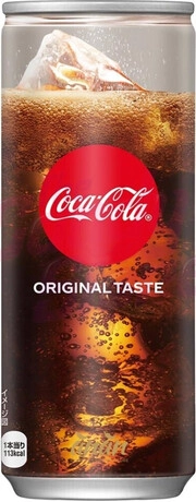 In the photo image Coca-Cola Original Taste (Japan), in can slim, 0.25 L