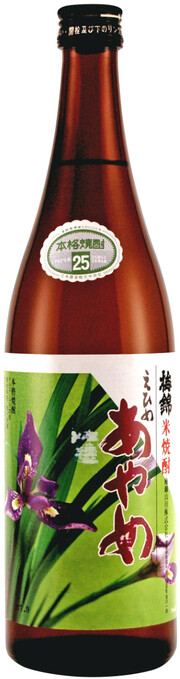 На фото изображение Umenishiki Ayame 25, 0.72 L (Умэнисики Аямэ 25 объемом 0.72 литра)