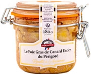 Valette Le Foie Gras de Canard Entier du Perigord Recette a lAncienne, glass, 180 g