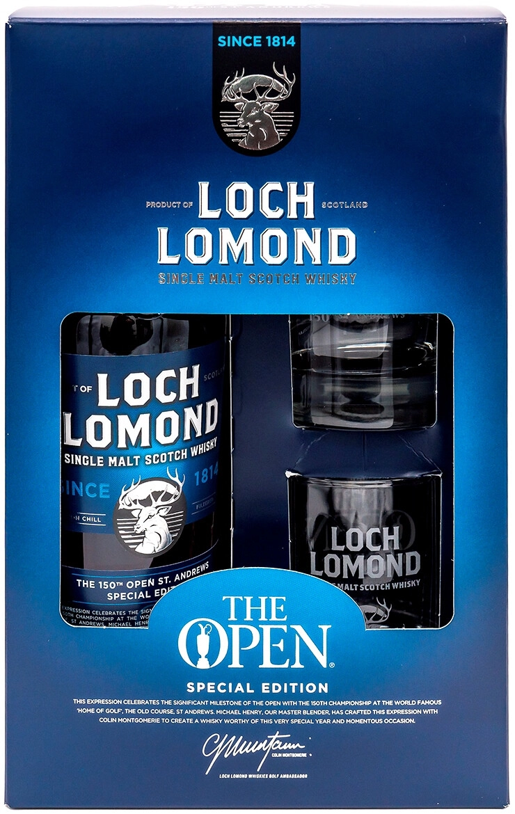 【2本セット】LOCH LOMOND 12年 & LEGENT Loch Lomond 12 Year Old Single Malt Scotch Whisky & Glass Gift Set