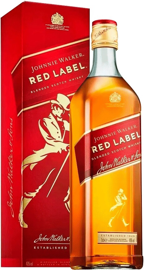 Whisky Johnnie Walker, Red Label, 1000 ml Johnnie Walker, Red Label –  price, reviews