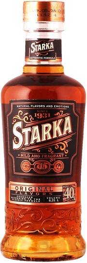 На фото изображение Старка, настойка горькая, объемом 0.25 литра (Starka, Bitter 0.25 L)