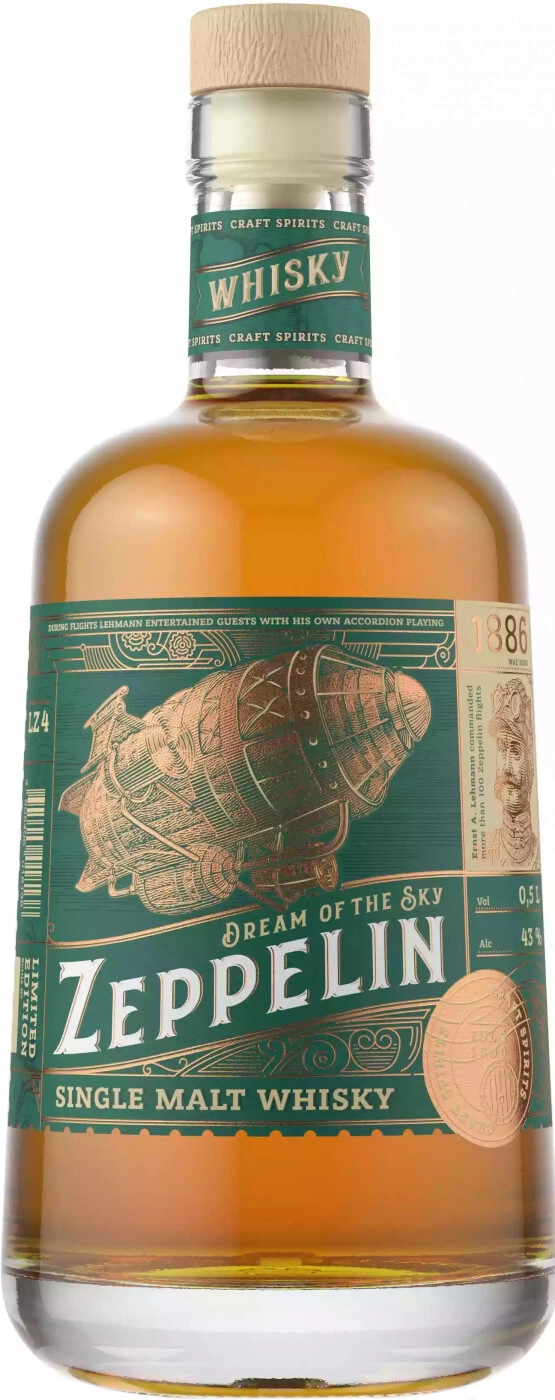 Виски Zeppelin Whisky, 0.7л.