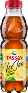Tassay Ice Tea, Black Tea Lemon, PET, 0.5 L