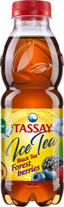 Tassay, Ice Tea Black Tea Forest Berries, PET, 0.5 L
