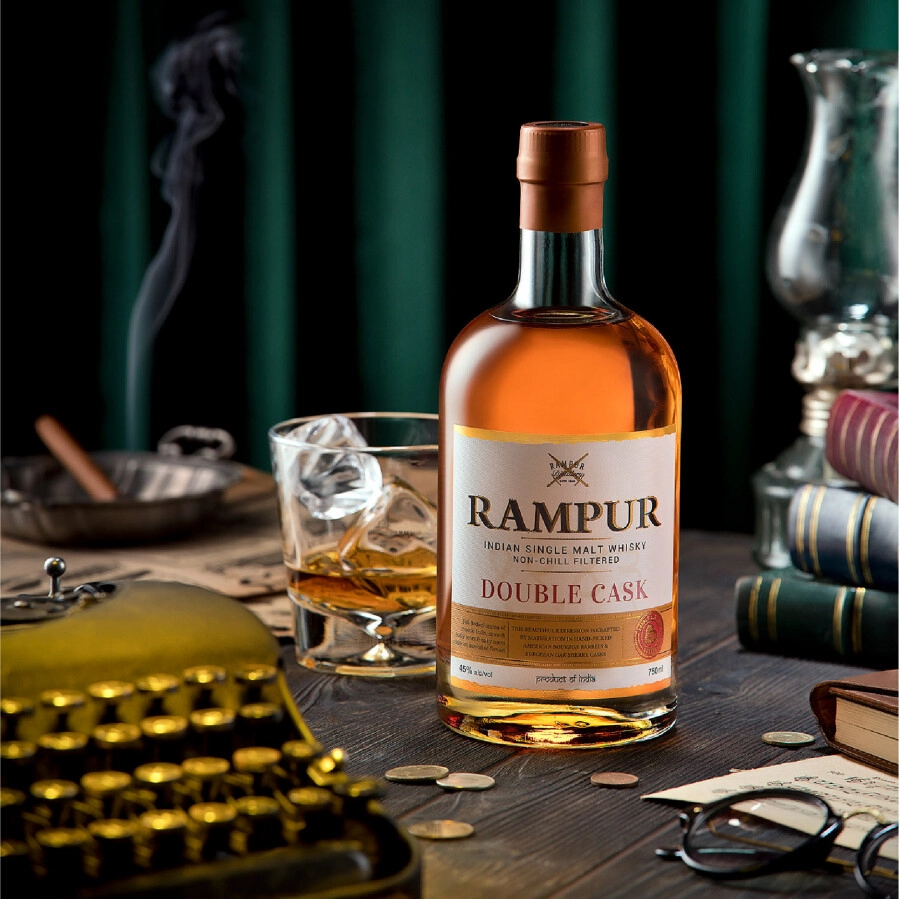 Whisky Rampur Double Cask, in tube, 700 ml Rampur Double