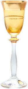 Star Crystal, Angela Vodka Glass, Amber, set of 6 pcs, 60 ml