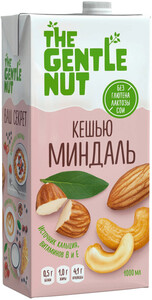 The Gentle Nut Cashew Almond, Tetra Pak, 1 L