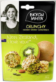 Vkusy Mira, Crunchy Kiwi-Nuts-Seeds, 50 g