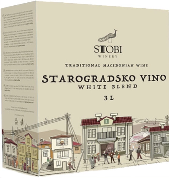 Wine Stobi, Starogradsko White Blend, bag-in-box, 3000 ml Stobi,  Starogradsko White Blend, bag-in-box – price, reviews