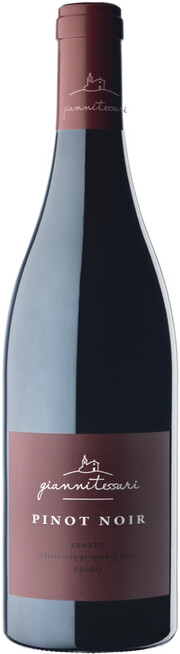 На фото изображение Giannitessari, Pinot Noir, Veneto Rosso IGT, 2022, 0.75 L (Джаннитессари, Пино Нуар, 2022 объемом 0.75 литра)