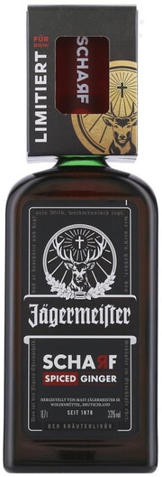 На фото изображение Jagermeister Scharf, 0.7 L (Егермейстер Шарф объемом 0.7 литра)