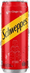 Schweppes Dry Ginger Ale (Vietnam), in can, 320 мл