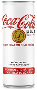 Coca-Cola Plus (Vietnam), in can slim, 320 мл