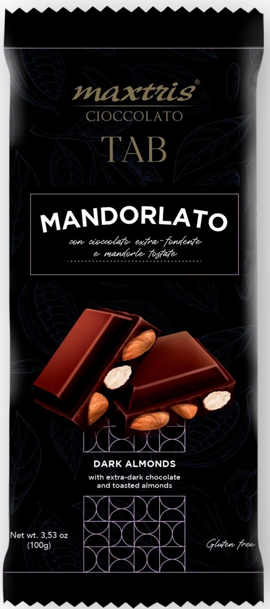 Chocolate Confetti Maxtris, TAB Cioccolato Fondente 50% Mandorlato, 100 g Confetti  Maxtris, TAB Cioccolato Fondente 50% Mandorlato – price, reviews