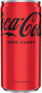 Coca-Cola Zero Sugar (Georgia), in can slim, 0.33 L