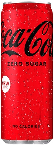 Вода "Coca-Cola" Zero (Germany), in can slim, 0.33 л — купить воду ...