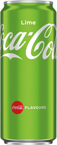Coca-Cola Lime (Denmark), in can, 0.33 L