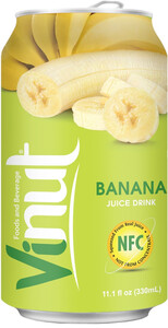 Vinut Banana, in can, 0.33 L