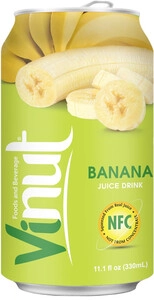 Vinut Banana, in can, 0.33 л
