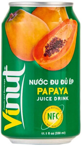 Vinut Papaya, in can, 0.33 L