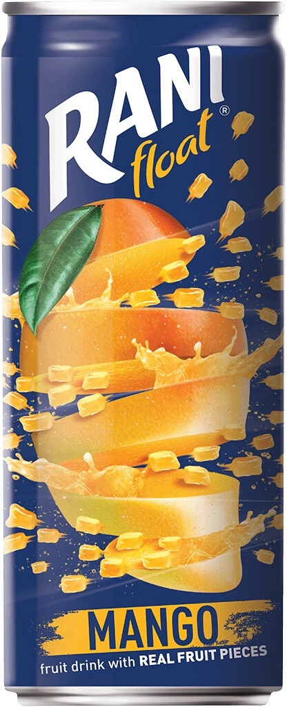 Bottled water Rani Mango, in can, 240 ml Rani Mango, in can