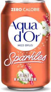 Aqua dOr Aeble & Rabarber, in can, 0.33 L
