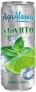 AquAlania Mojito Lime and Mint, in can, 0.33 L