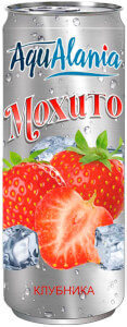 AquAlania Mojito Strawberry, in can, 0.33 L