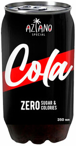 Aziano, Cola Zero Sparkling Drink, 350 ml