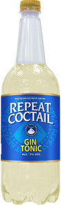 Repeat Cocktail Gin Tonic, Beer Drink, PET, 1 л