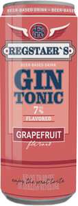 Regstaers Gin Tonic Grapefruit, Beer-Based Drink, in can, 430 мл