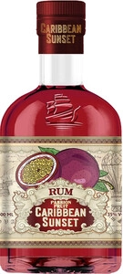 KVKZ, Caribbean Sunset Passion Fruit based on Rum, 0.5 л