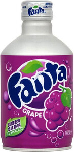 Fanta Grape (Japan), aluminum bottle, 300 ml