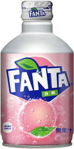Fanta White Peach (Japan), aluminum bottle, 300 ml