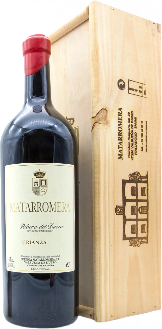 Wine Matarromera Crianza, Ribera del Duero DO, 2019, wooden box, 3000 ml Matarromera  Crianza, Ribera del Duero DO, 2019, wooden box – price, reviews