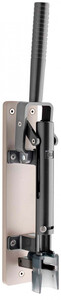 BOJ, 110 Lux Wall Corkscrew with Backing, Steel Gray
