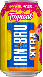 Irn-Bru Xtra Tropical, in can, 0.33 L