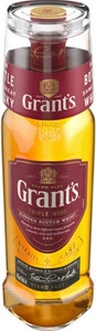 Grants Triple Wood 3 Years Old, with glass, 1 L